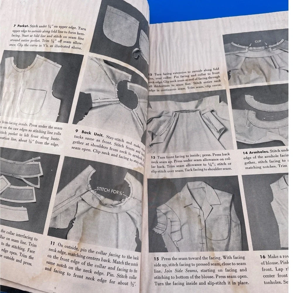 Vogue Dressmaking Simplicity Sewing Books 1950s Soft Cover Ephemera Vintage Ads